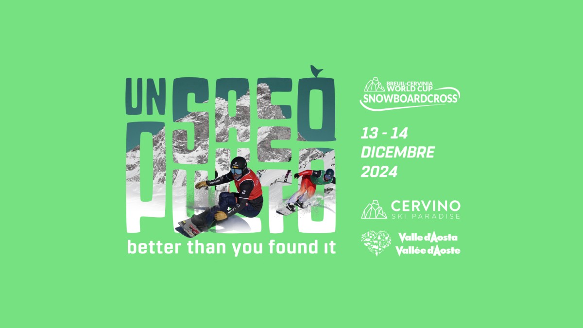 Un Sacco Pulito a Cervinia per il Mondiale di Snowboard Cross 2024